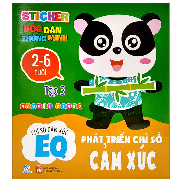 bộ sticker bóc dán thông minh - phát triển chỉ số cảm xúc - eq - tập 3