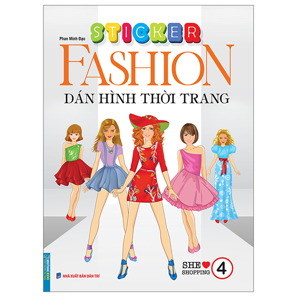 bộ sticker fashion - dán hình thời trang - tập 4