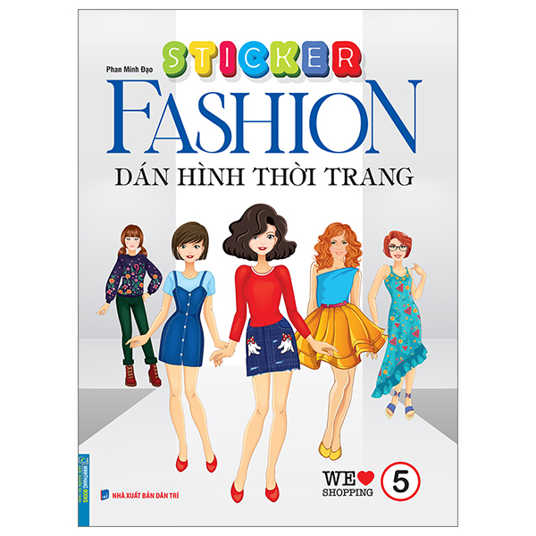 bộ sticker fashion - dán hình thời trang - tập 5