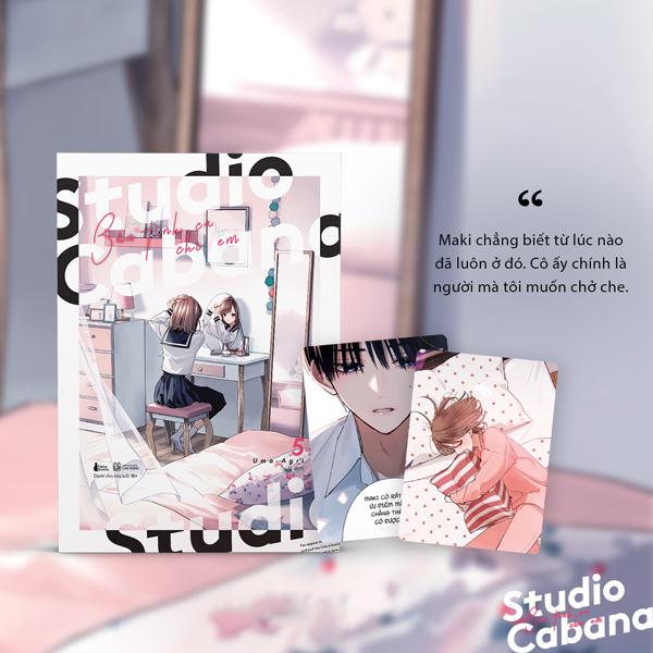 Bộ Studio Cabana - Bản Tình Ca Cho Em - Tập 5 - Tặng Kèm Set 2 Postcard Bo Góc Hai Mặt Phủ Nhũ