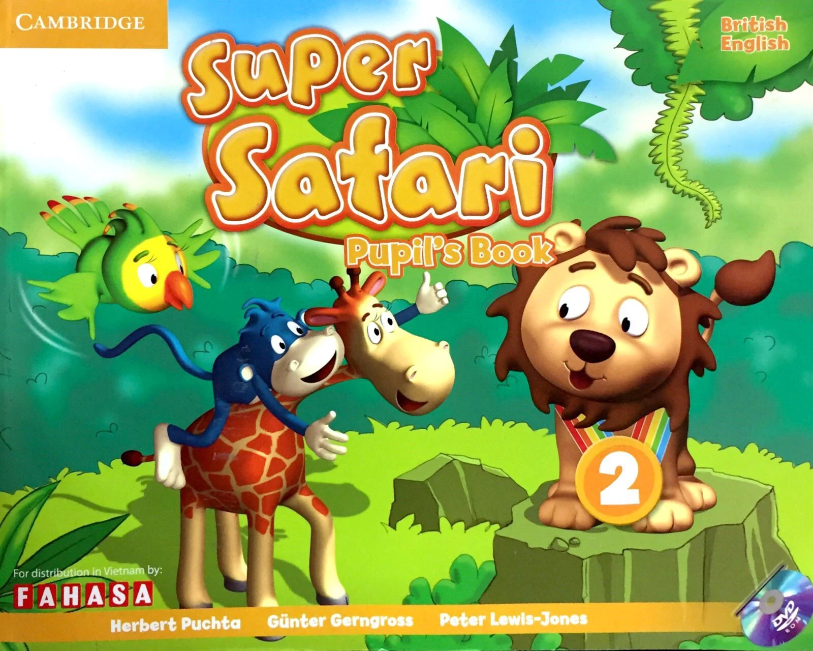 bộ super safari level 2 pupil's book with dvd-rom - fahasa reprint