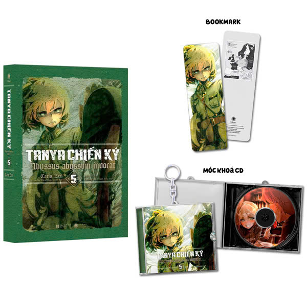 Bo
						
										
										Tanya Chien Ky - Tap 5 - Abyssus Abyssum Invocate - Tang Kem Bookmark + Moc Khoa CD