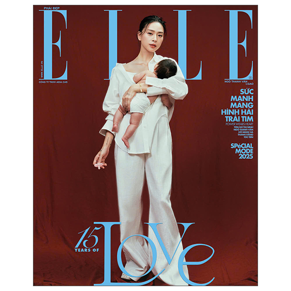 Bo
						
										
										Tap Chi Phai Dep Elle - 15 Years Of Love 2025 - Bia Ngo Thanh Van Va Gao