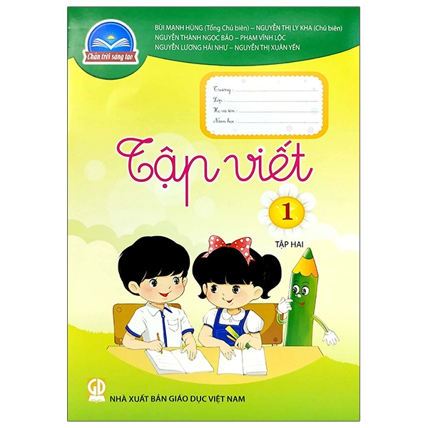 bộ tập viết 1 - tập 2 (chân trời sáng tạo) (chuẩn)