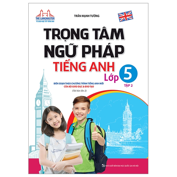 bộ the langmaster - trọng tâm ngữ pháp tiếng anh lớp 5 - tập 2 (tái bản)