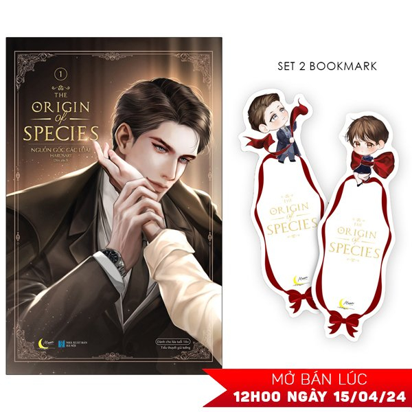 Bộ The Origin Of Species - Nguồn Gốc Các Loài - Tập 1 - Tặng Kèm 2 Bookmark Bồi Cứng