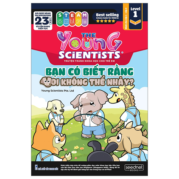 bộ the young scientist - truyện tranh khoa học cho trẻ em - level 1 - tập 1: bạn có biết rằng voi không thể nhảy