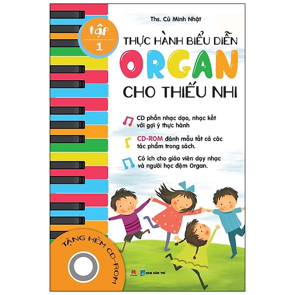 bộ thực hành biểu diễn organ cho thiếu nhi – tập 1