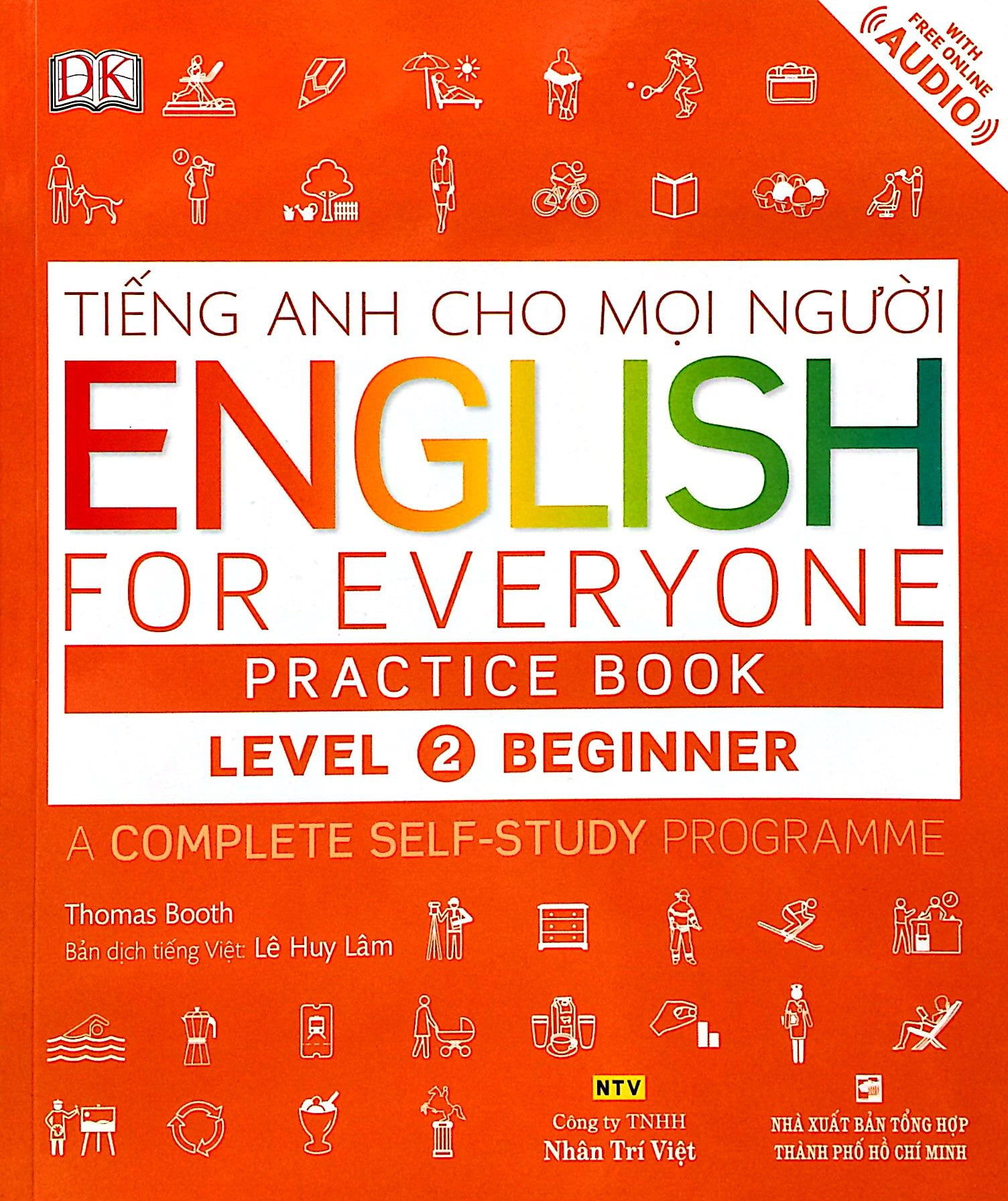 bộ tiếng anh cho mọi người - english for everyone - level 2 beginner - practice book (kèm cd)