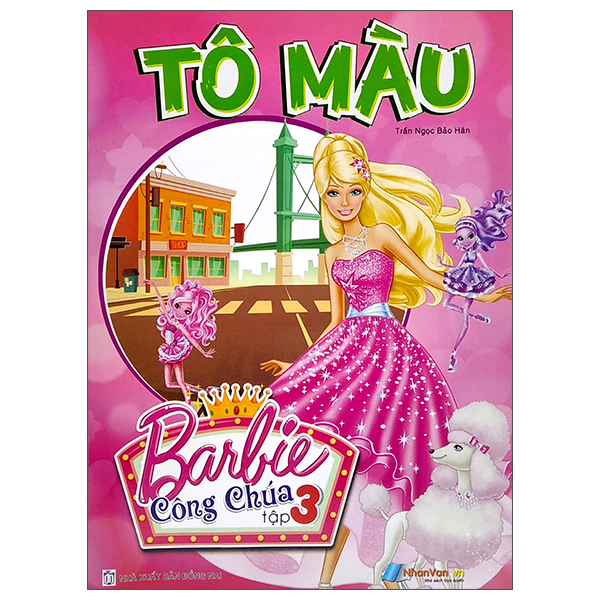 bộ tô màu barbie công chúa - tập 3