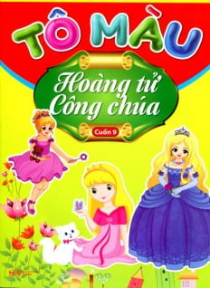 bộ tô màu hoàng tử công chúa - tập 9