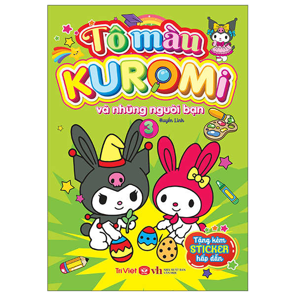 Bộ Tô Màu Kuromi Và Những Người Bạn - Tập 3