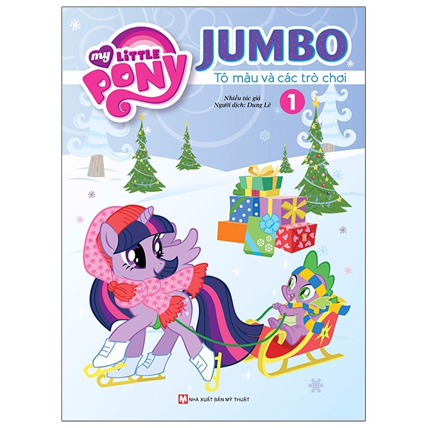 bộ tô màu my little pony - jumbo tô màu và các trò chơi 1