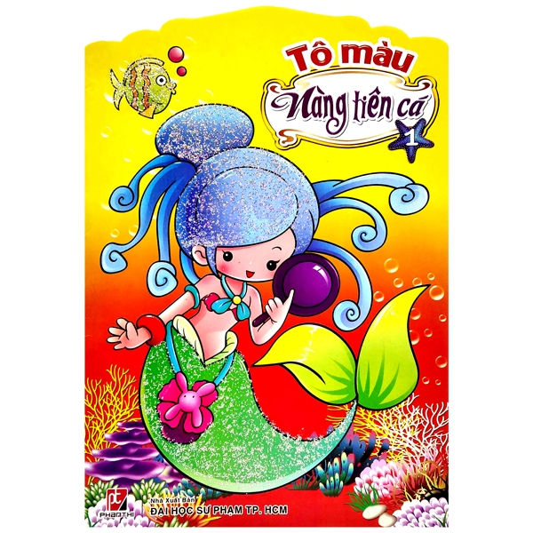 bộ tô màu nàng tiên cá - tập 1