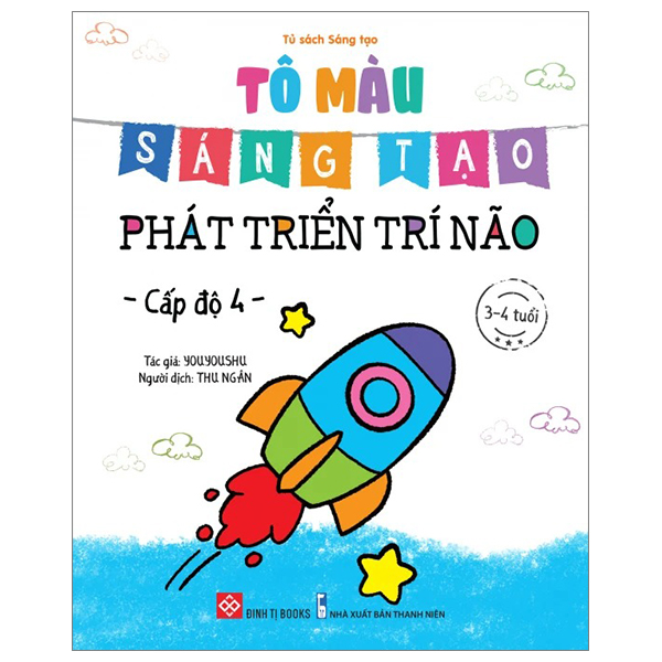 bộ tô màu sáng tạo - phát triển trí não - cấp độ 4