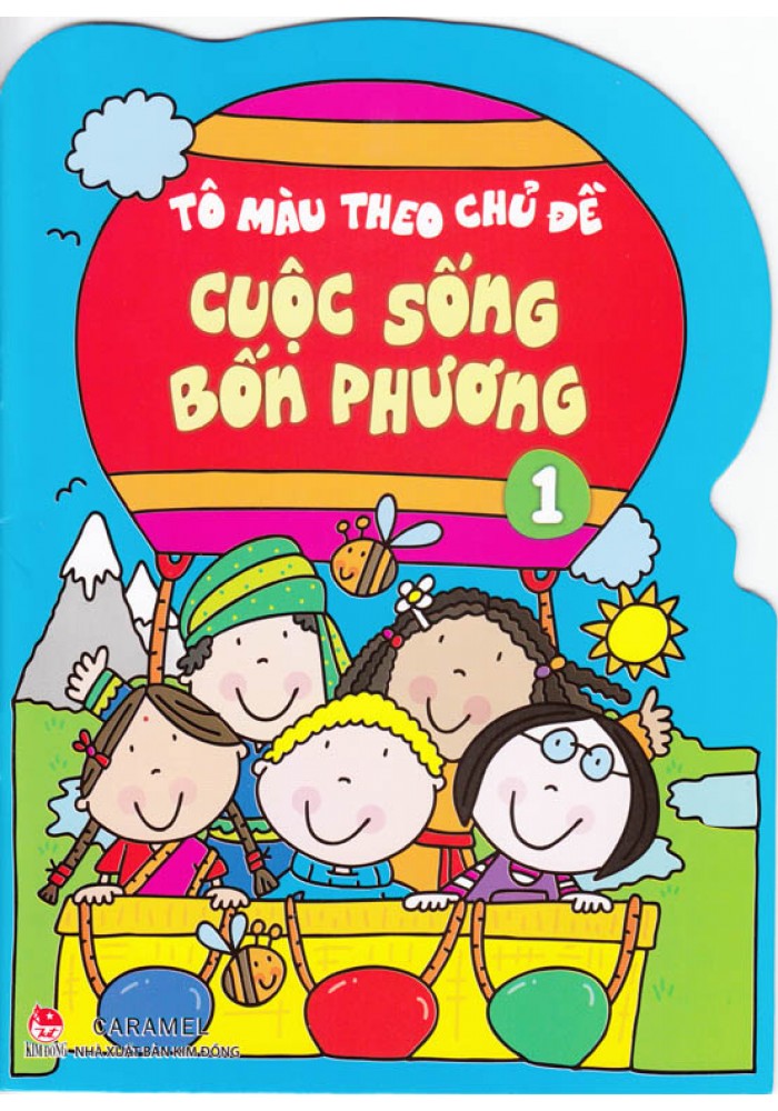 bộ tô màu theo chủ đề - cuộc sống bốn phương - tập 1