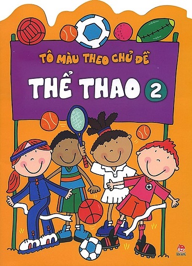 bộ tô màu theo chủ đề - thể thao - tập 2