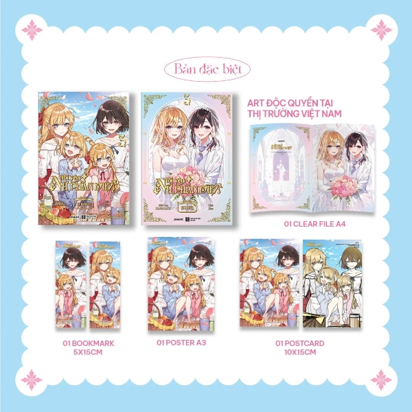 bộ tôi yêu nữ phản diện - tập 3 - bản đặc biệt - tặng kèm bookmark + postcard + bìa áo đặc biệt + clearfile a4 + poster a3