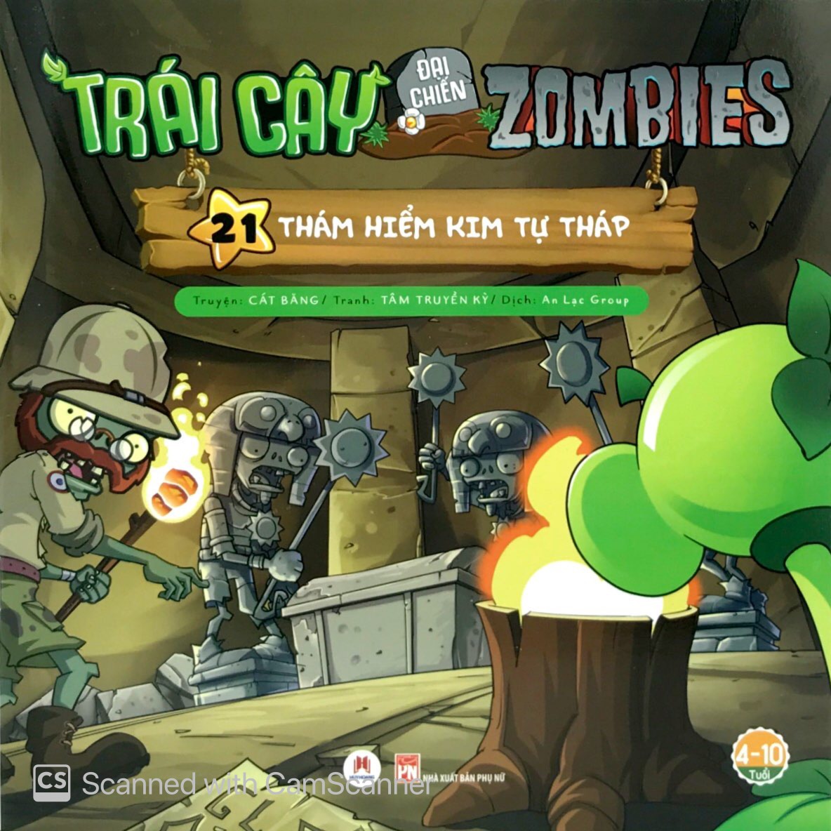 bộ trái cây đại chiến zombies - tập 21: thám hiểm kim tự tháp