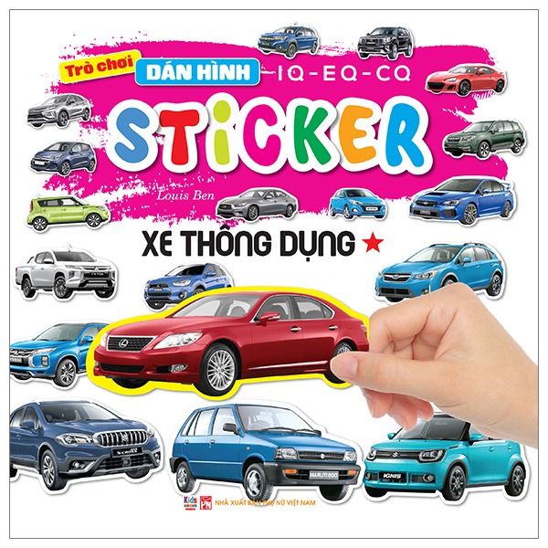 Bo
						
										
										Tro Choi Dan Hinh IQ-EQ-CQ - Sticker - Xe Thong Dung - Tap 1
