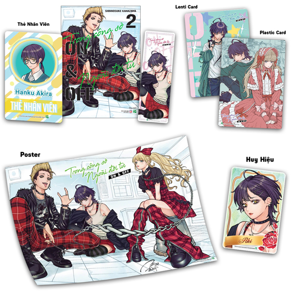 Bo
						
										
										Trong Cong So, Ngoai Doi Tu - On & Off - Tap 2 - Ban Suu Tam - Tang Kem Bookmark + Huy Hieu + Lenti Card + Plastic Card + The Nhan Vien + Poster