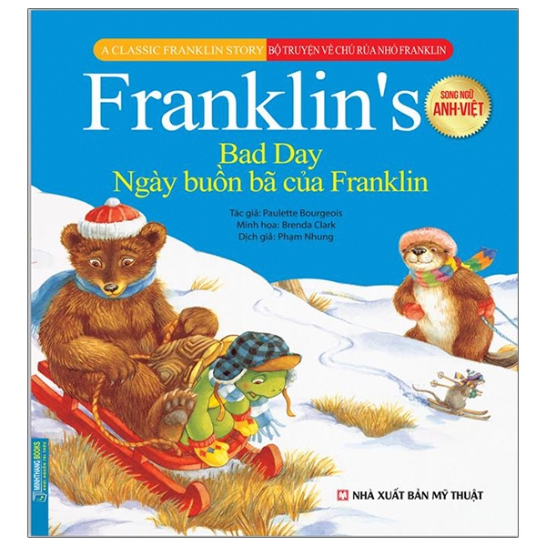 bộ truyện về chú rùa nhỏ franklin - ngày buồn bã của franklin (song ngữ anh - việt)