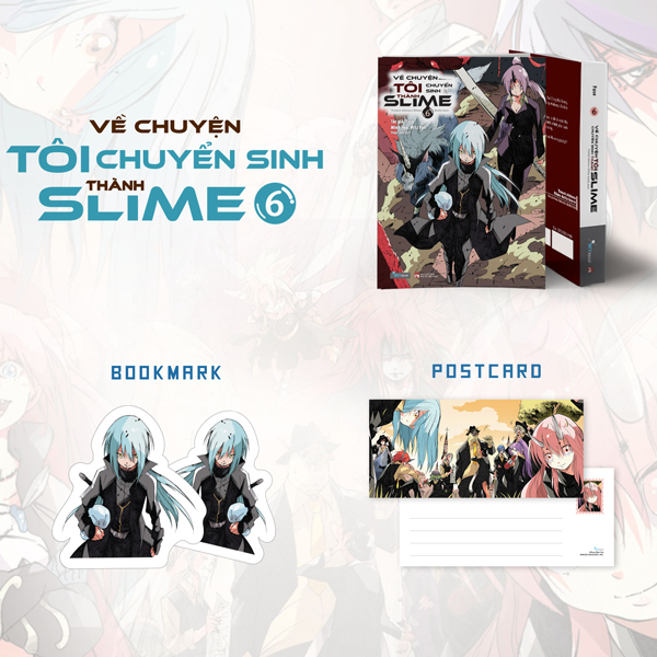 Bo
						
										
										Ve Chuyen Toi Chuyen Sinh Thanh Slime - Tap 6 - Tang Kem Bookmark + Postcard