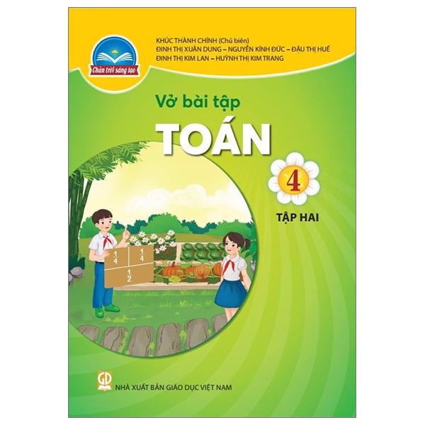 bộ vở bài tập toán 4 - tập 2 (chân trời) (chuẩn)