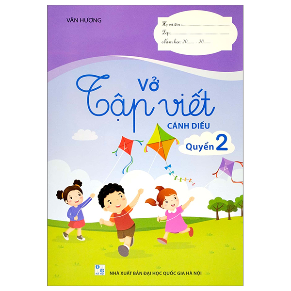 bộ vở tập viết quyển 2 - cánh diều