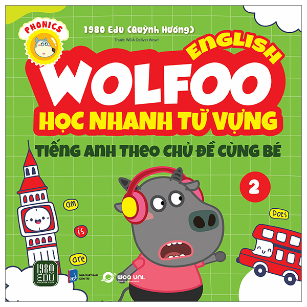 bộ wolfoo english - học nhanh từ vựng tiếng anh theo chủ đề cùng bé 2