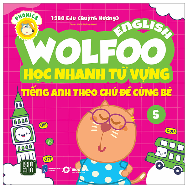 bộ wolfoo english - học nhanh từ vựng tiếng anh theo chủ đề cùng bé 5