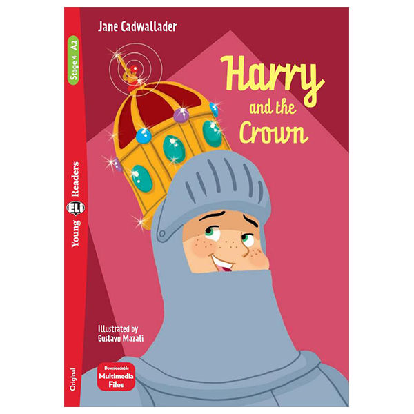 bộ young eli readers - harry and the crown - stage 4 a2 - downloadable multimedia