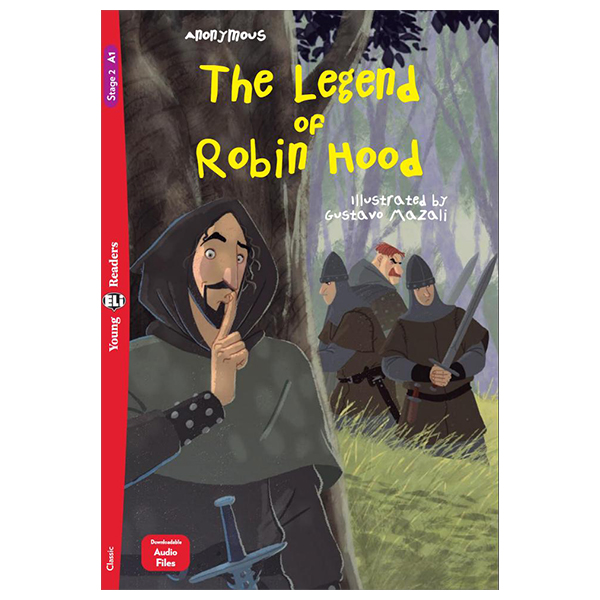 bộ young eli readers - the legend of robin hood - stage 2 a1 - downloadable audio files