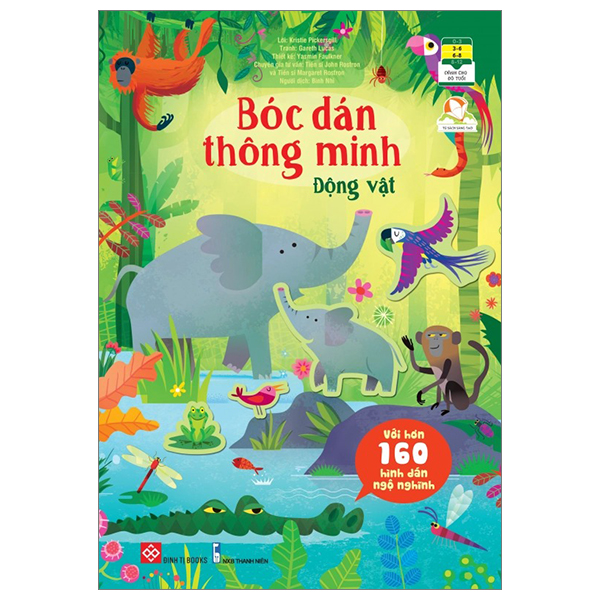 bóc dán thông minh - động vật (dành cho trẻ từ 3-8 tuổi)