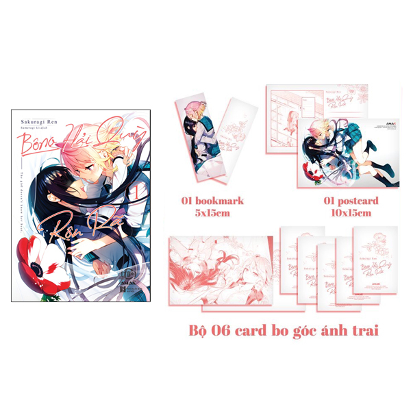 bông hải quỳ rộn rã - the girl doesn't know her heat - tập 1 - tặng kèm bookmark hai mặt + postcard hai mặt + set 6 card bo góc nhũ ánh trai