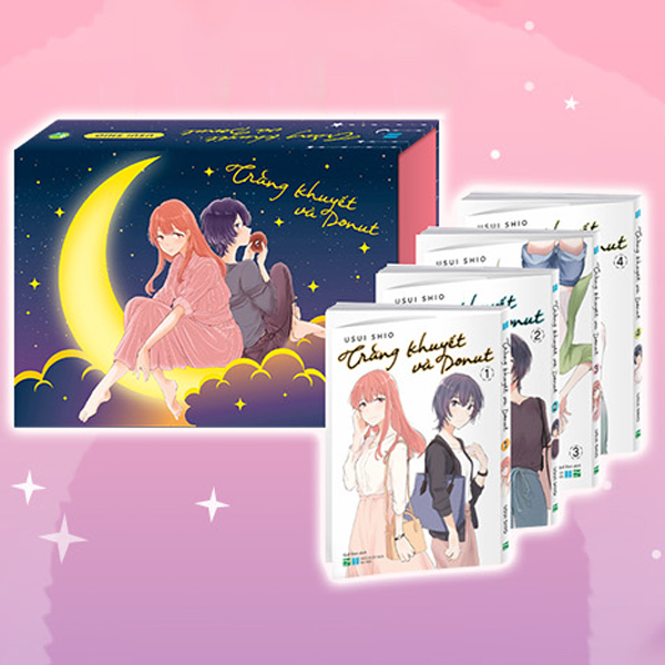 Boxset Manga - Trang Khuyet Va Donut: Tap 1 - 4 (Hop 4 Tap)
