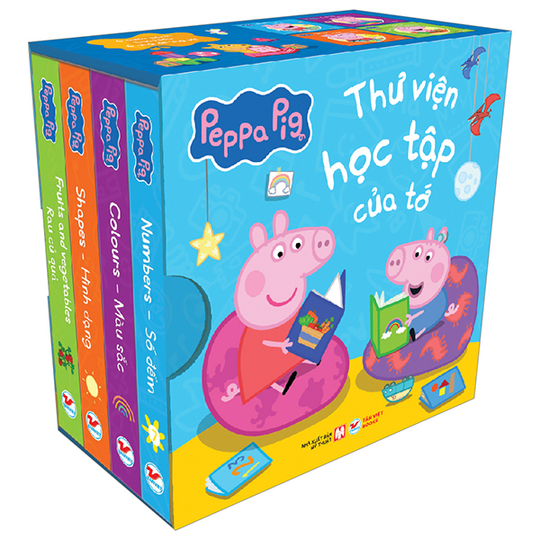 Boxset Peppa Pig - Thư Viện Học Tập Của Tớ (Hộp 4 Cuốn)