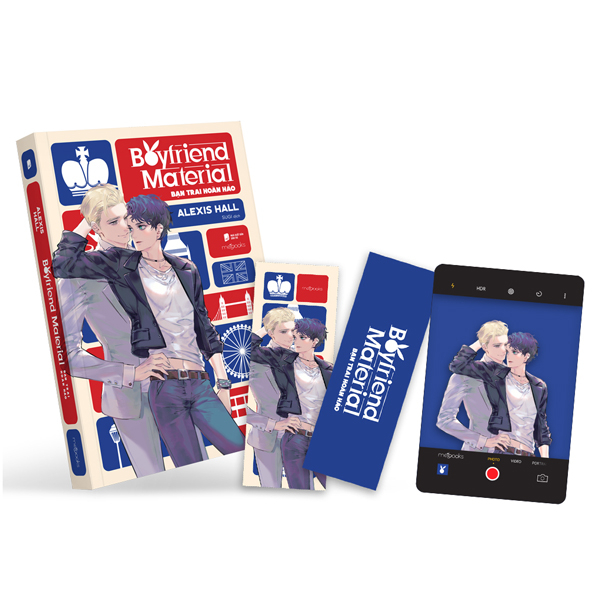 boyfriend material - bạn trai hoàn hảo - bản đặc biệt - tặng kèm bookmark + clear card selfie