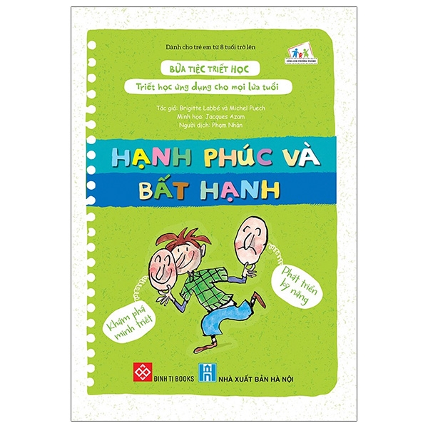 bữa tiệc triết học - triết học ứng dụng cho mọi lứa tuổi - hạnh phúc và bất hạnh