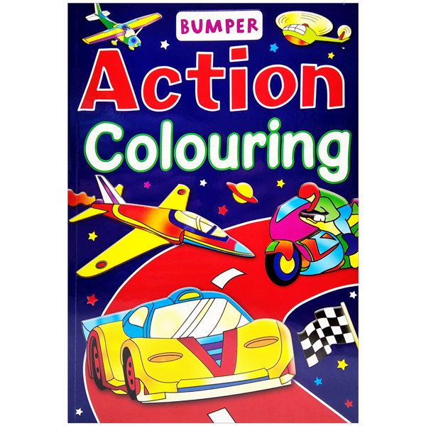 bumper action colouring