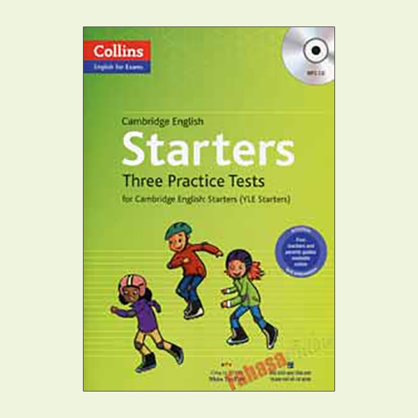 cambridge english starters three practice tests (+cd) + audio scripts & answer key (bộ)