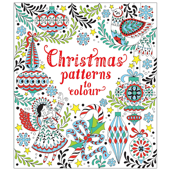 christmas patterns to colour