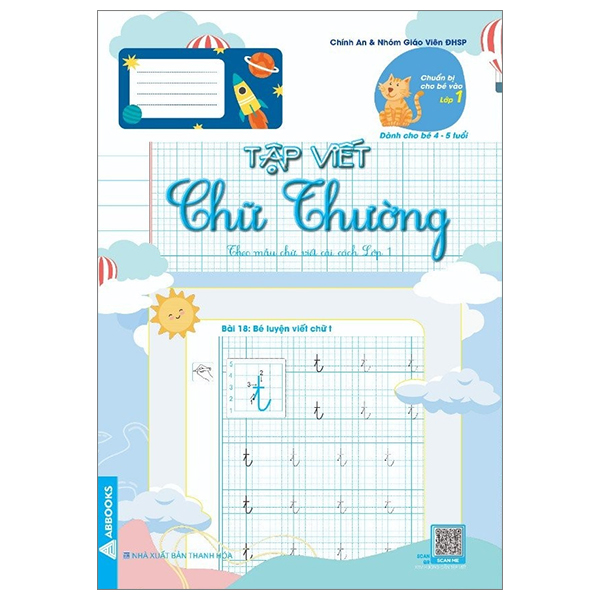 chuẩn bị cho bé vào lớp 1 - dành cho bé 4-5 tuổi - tập viết chữ thường