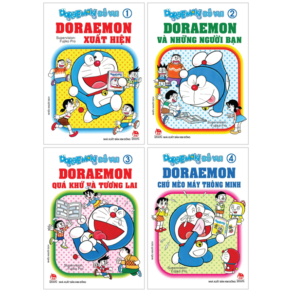 combo manga - doraemon đố vui: tập 1 - 4 (bộ 4 tập)