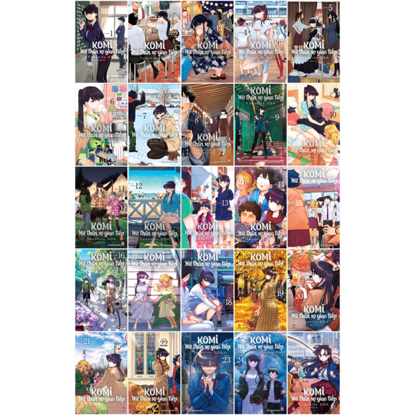 Combo Manga - Komi - Nu Than So Giao Tiep: Tap 1 - 25 (Bo 25 Tap)