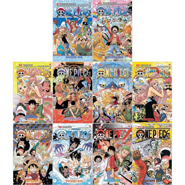 combo manga - one piece: tập 61 - 70 (bộ 10 tập)