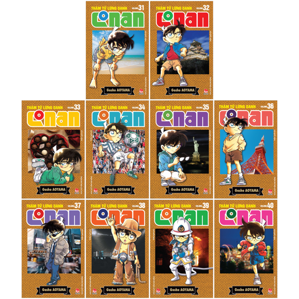 Combo Manga - Tham Tu Lung Danh Conan - Ban Nang Cap: Tap 31 - 40 (Bo 10 Tap)