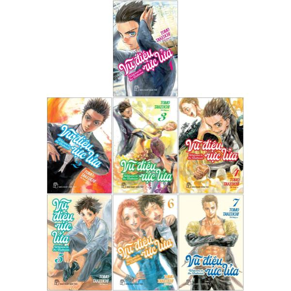 combo manga - vũ điệu rực lửa - welcome to the ballroom - tập 1 - 7 (bộ 7 cuốn)