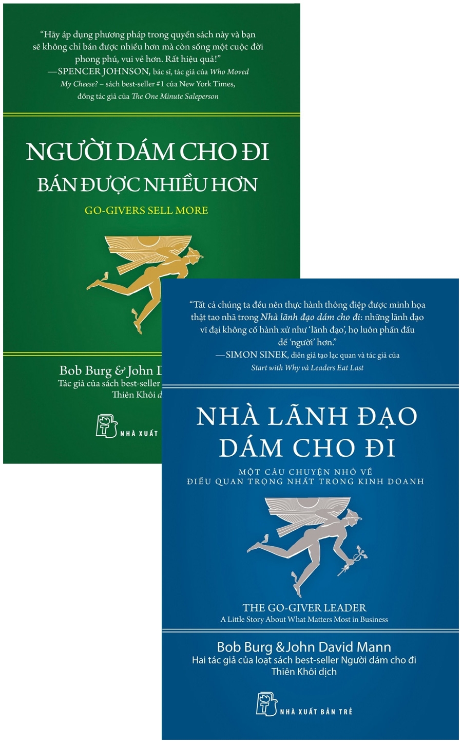 combo người dám cho đi bán được nhiều hơn + nhà lãnh đạo dám cho đi (bộ 2 cuốn)