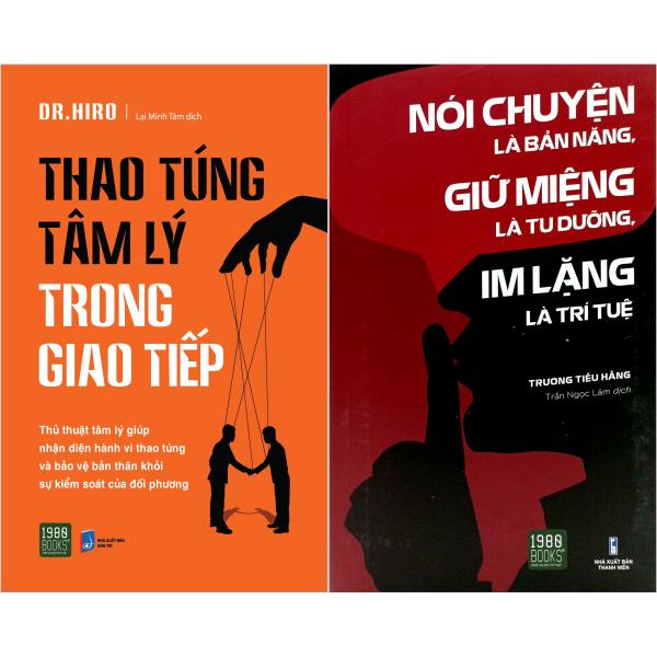 combo sách nói chuyện là bản năng, giữ miệng là tu dưỡng, im lặng là trí tuệ + thao túng tâm lý trong giao tiếp (bộ 2 cuốn)